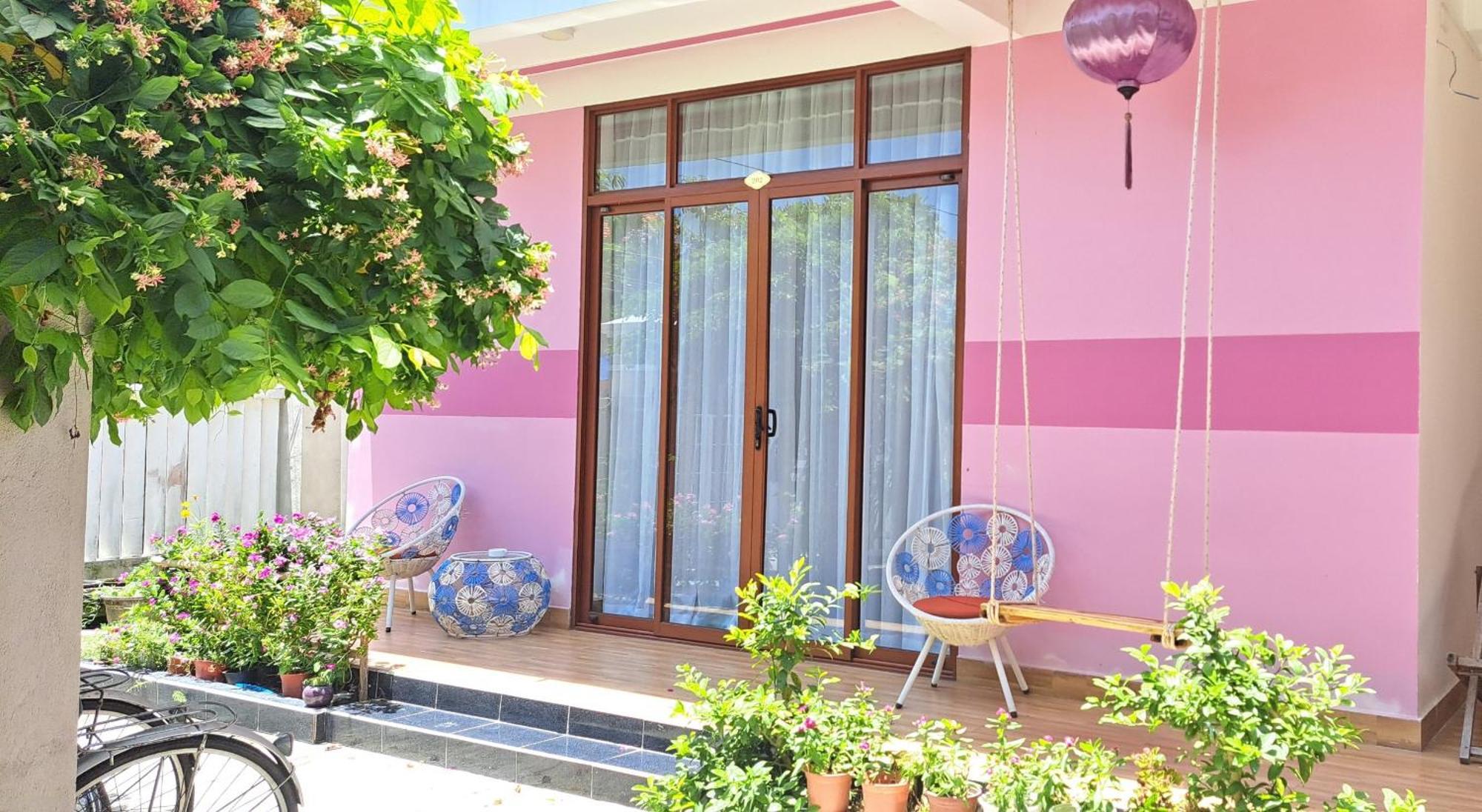 Pink House Homestay Hoi An Eksteriør bilde